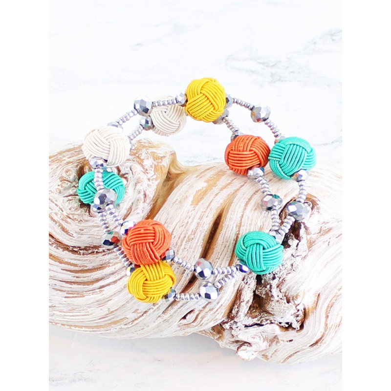Colourful Knotted Style Bracelet