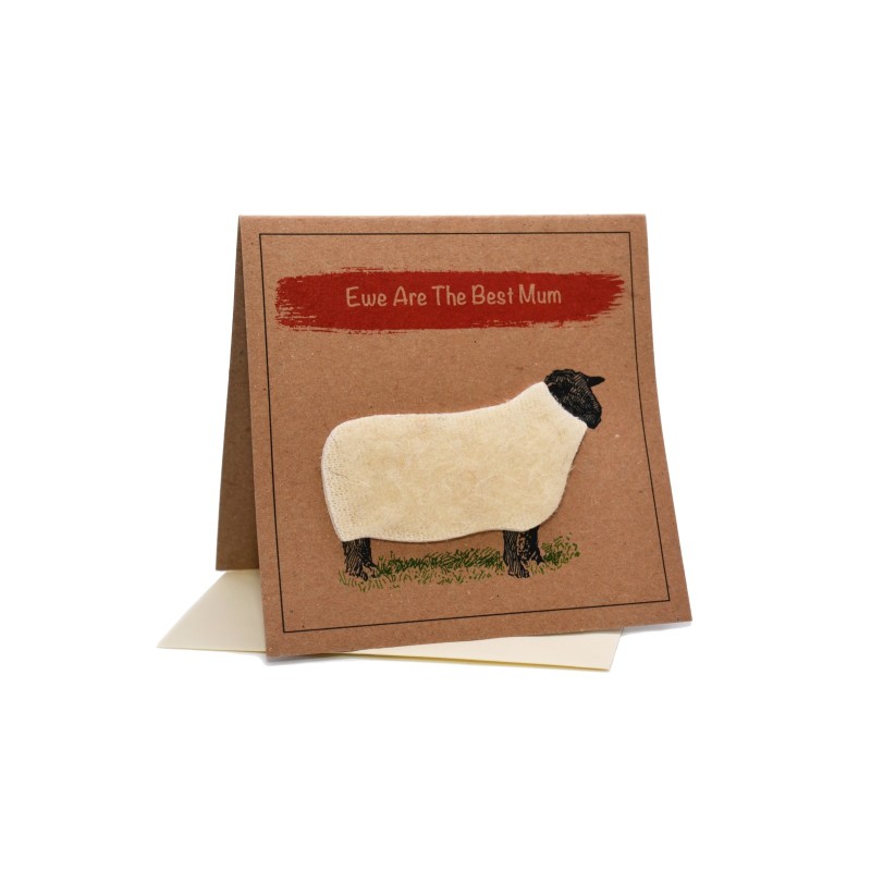 Ewe Are The Best Mum Sheep Greeting Card
