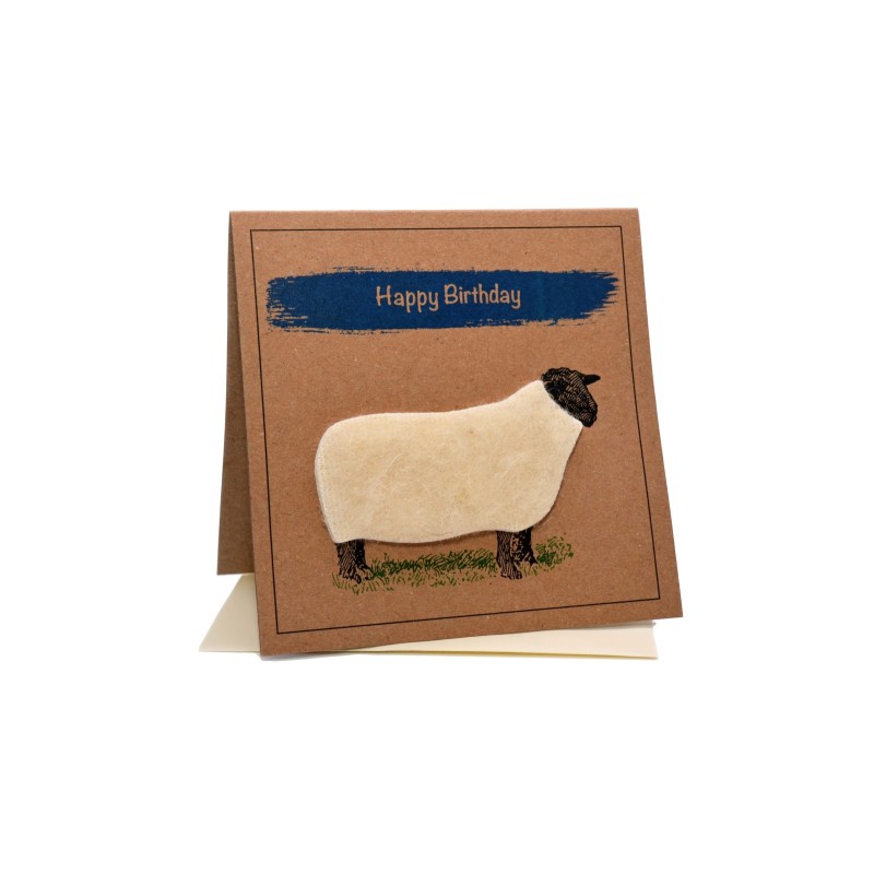 Happy Birthday Sheep Greeting Card