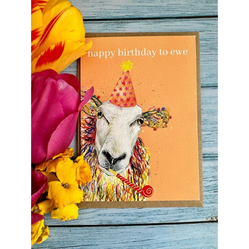 Happy Birthday To Ewe Greetings Card