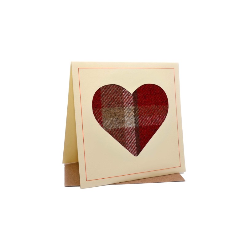 Heart Country Tweed Greeting Card