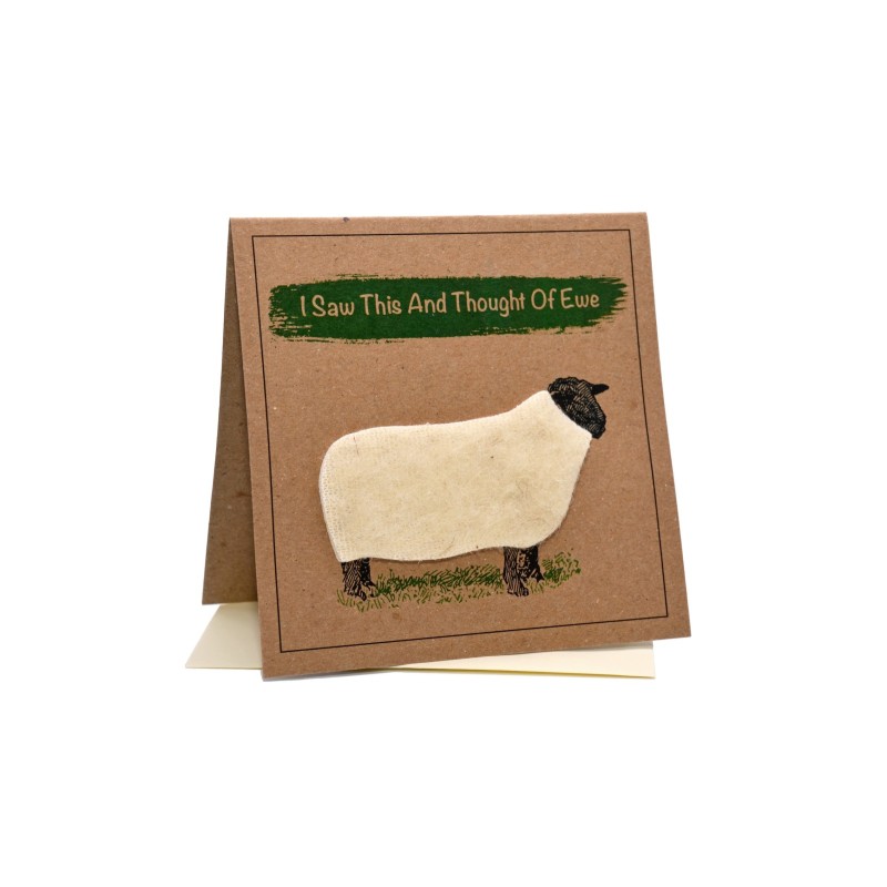 I Saw This And Thought Of Ewe Sheep Greeting Card