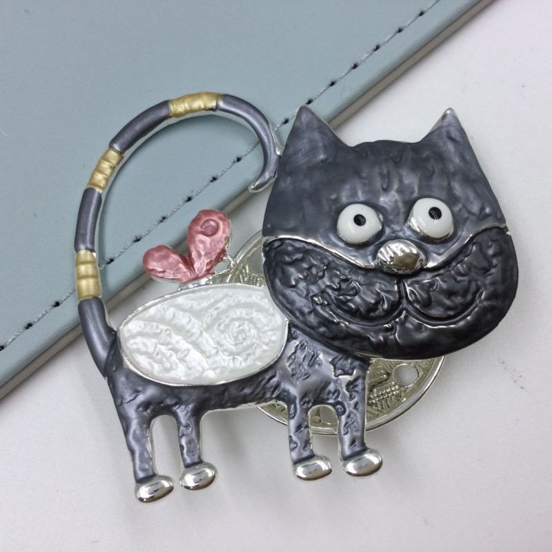 Magnetic Large Cat Brooch
