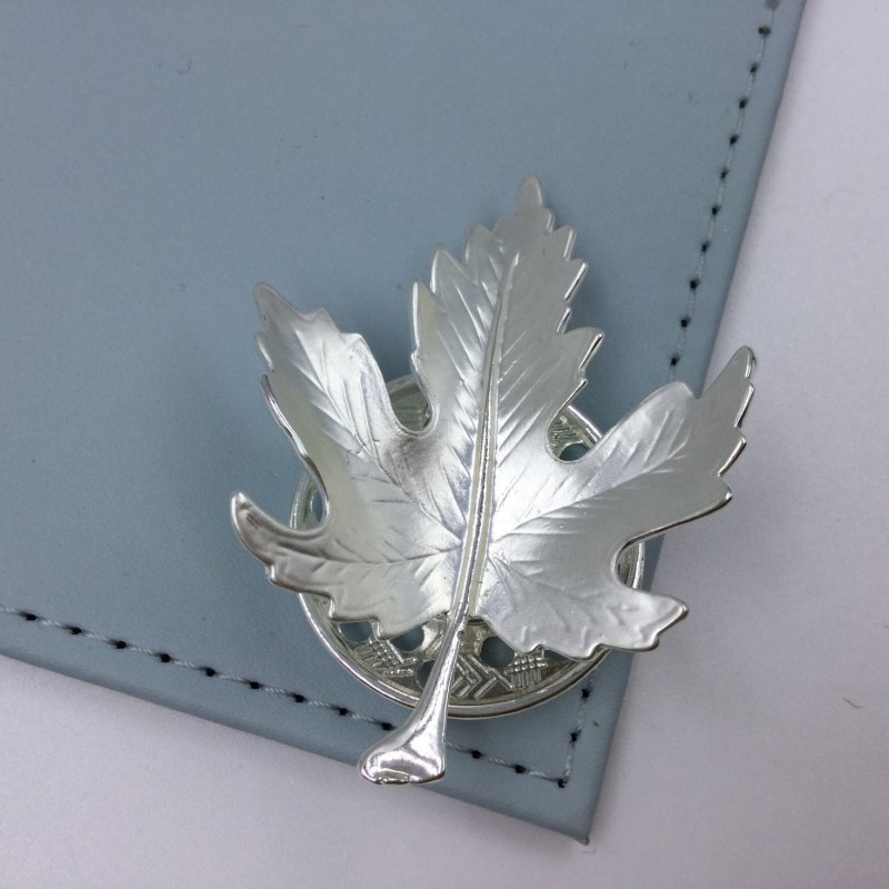 Magentic Maple Leaf Brooch