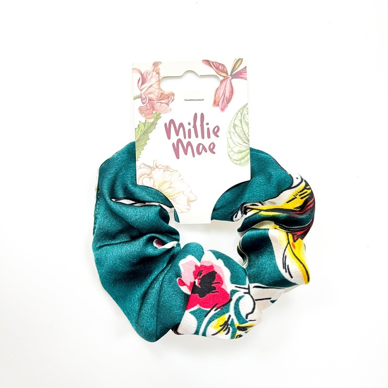 Millie Mae Tropical Flower Hair Scrunchie