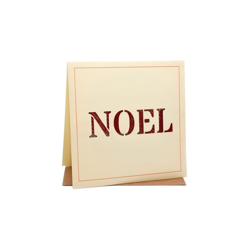 Noel Country Tweed Christmas Card