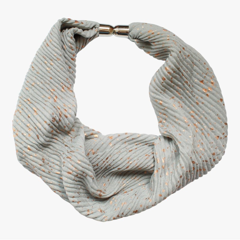 Speckle Pattern Rose Gold Magnetic Scarf