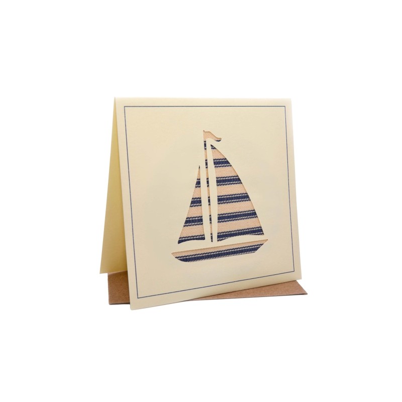 Sailing Boat Nautical Greeting Card