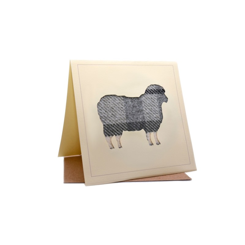 Sheep Country Tweed Greeting Card