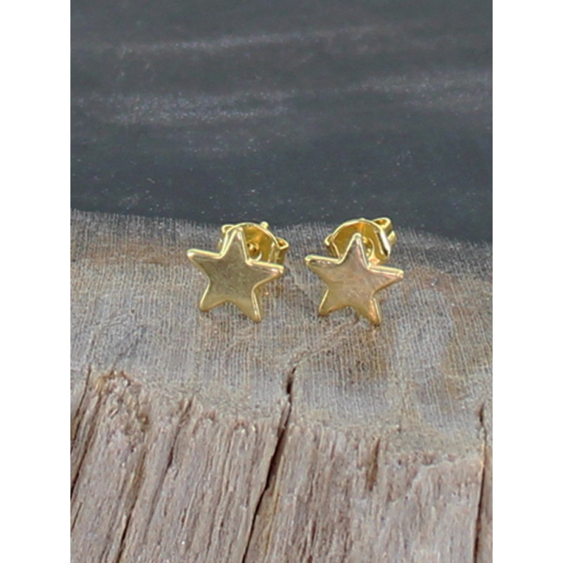 Simple Star Stud Earrings