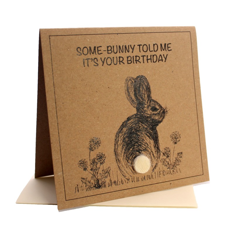 Some-Bunny Told Me It's Your Birthday Greeting Card