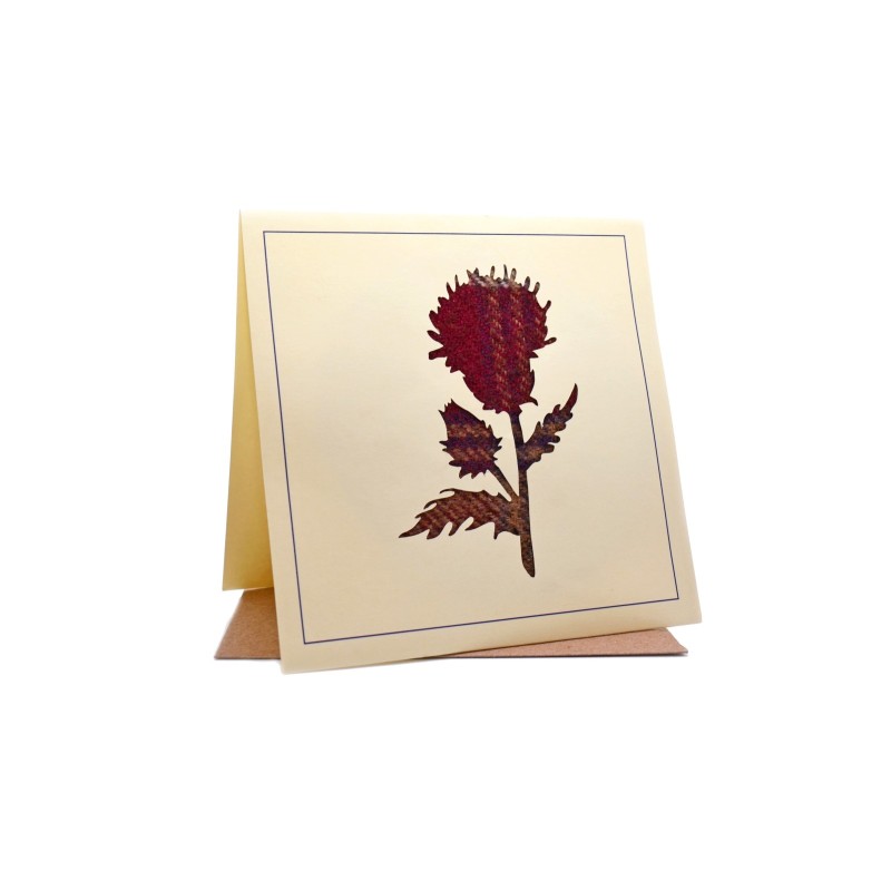 Thistle Country Tweed Greeting Card