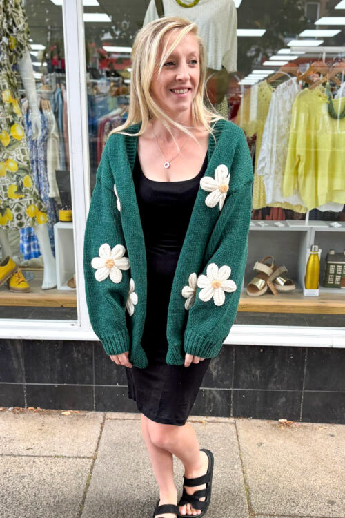 Daisy Flower Cardigan