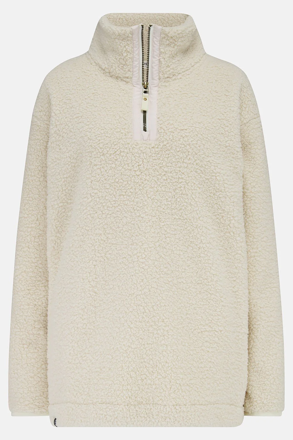 WOCLJU0024 - Cream 4 Lighthouse Bay Half Zip Fleece