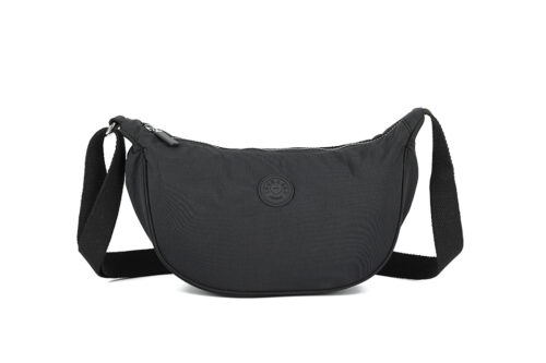 Banana Crossbody Bag in Black