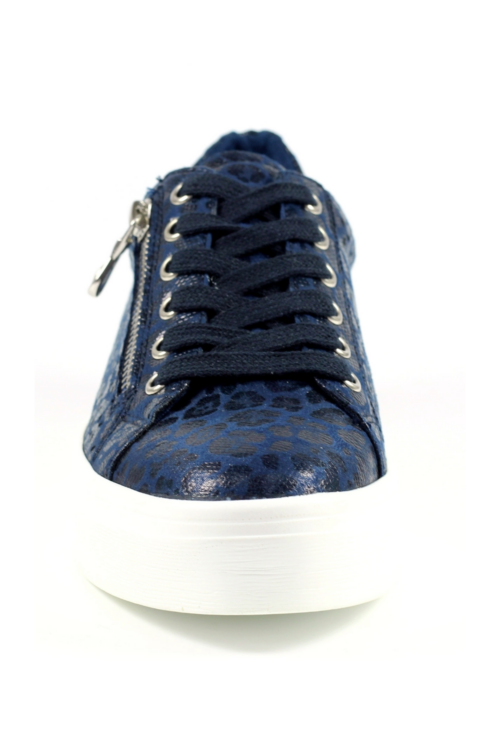 Lunar Charm Leopard Print Platform Trainers