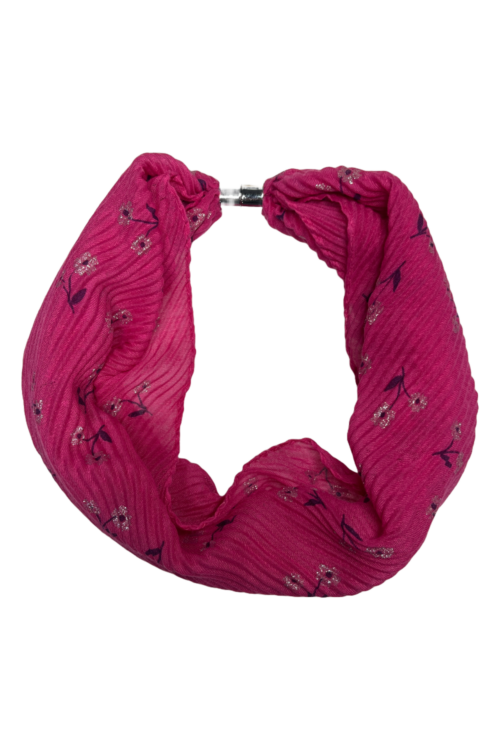 Sparkly Flower Magnetic Scarf