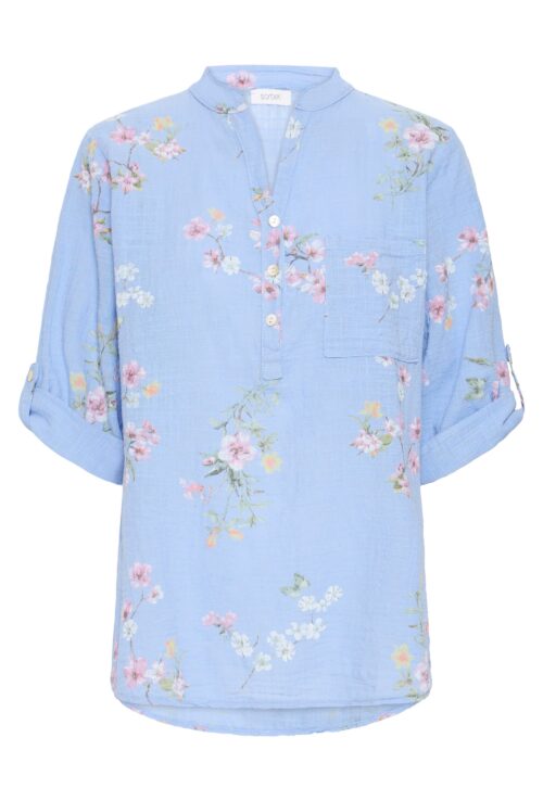 100% Cotton Floral Blouse
