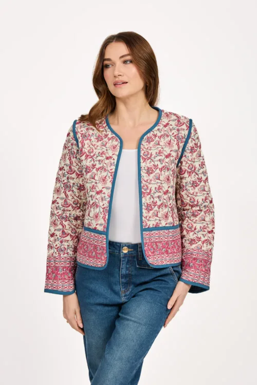 Reversible Paisley Quilted Jacket