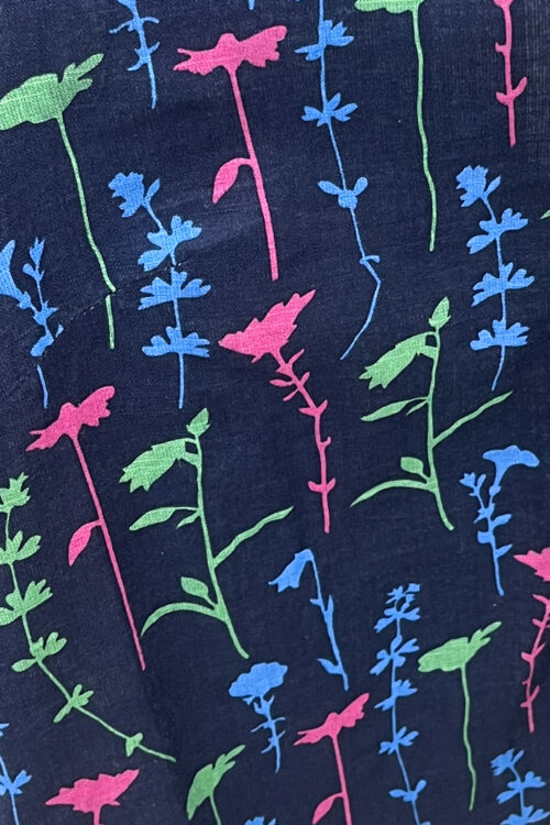 Floral Sequin Detail Cotton Shirt