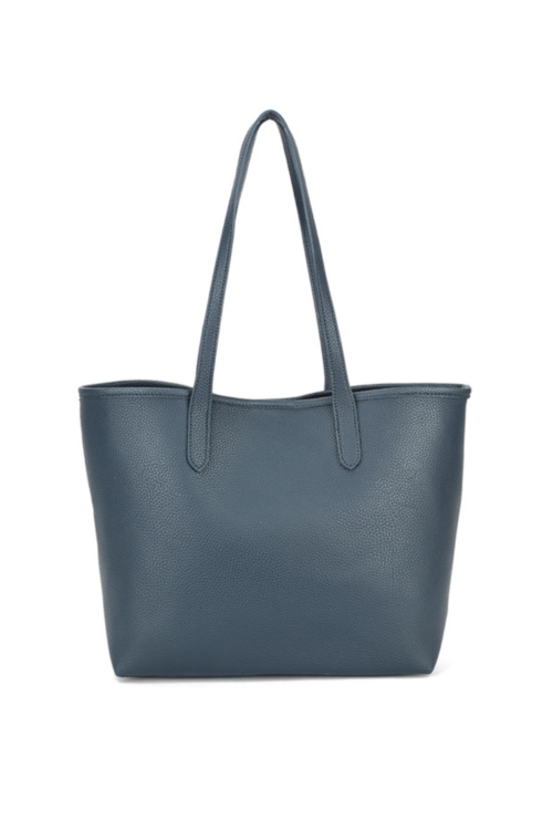 Large Faux Leather Tote Bag