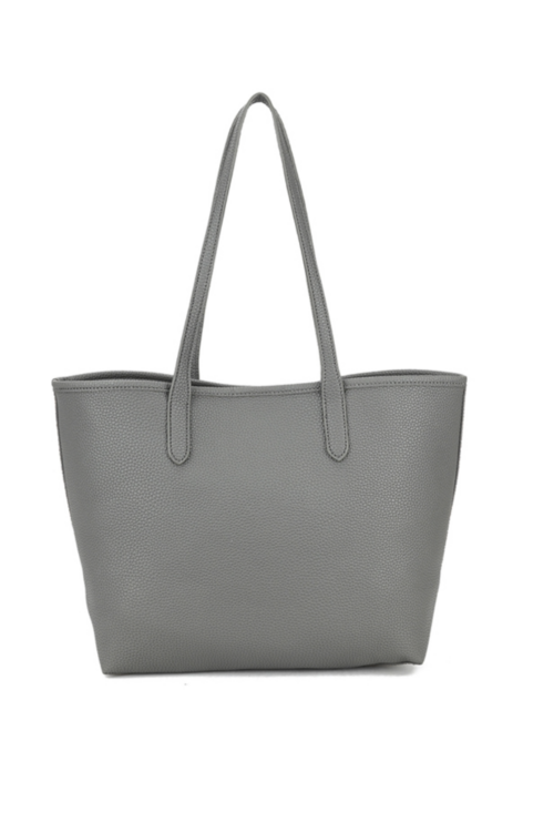 Large Faux Leather Tote Bag