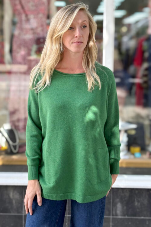 Round Neck Button Side Jumper