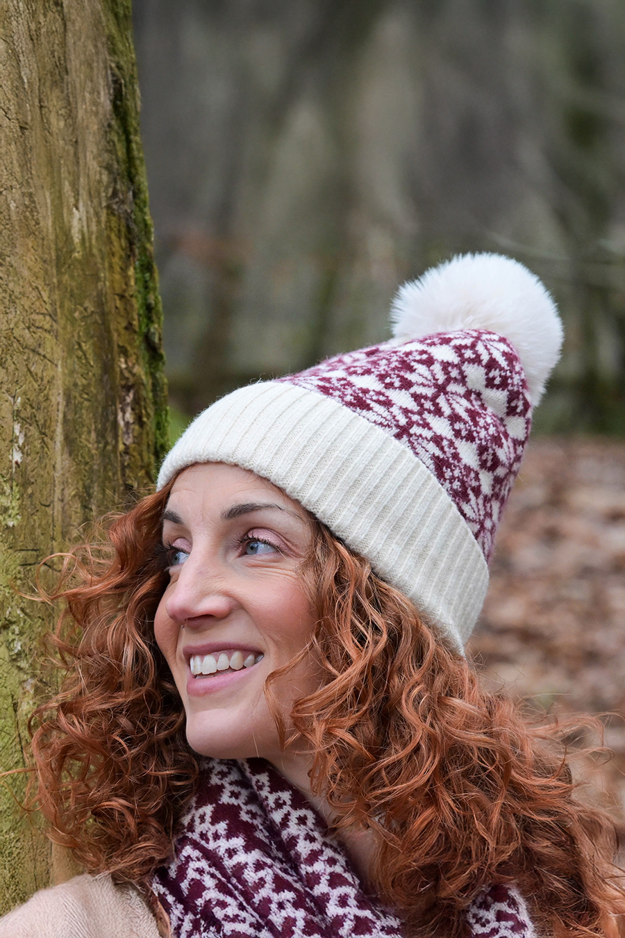 Scandi Fairisle Bobble Hat