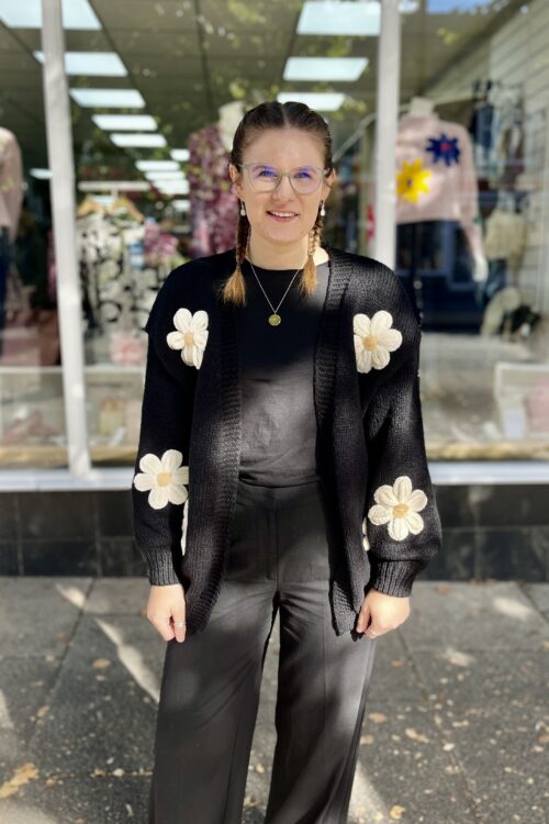 Daisy Flower Cardigan