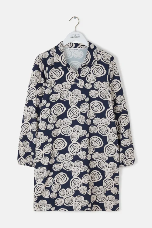 Nancy Swirl Patterned Dress