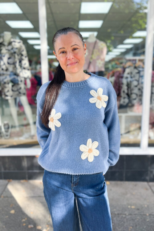 Daisy Print Jumper