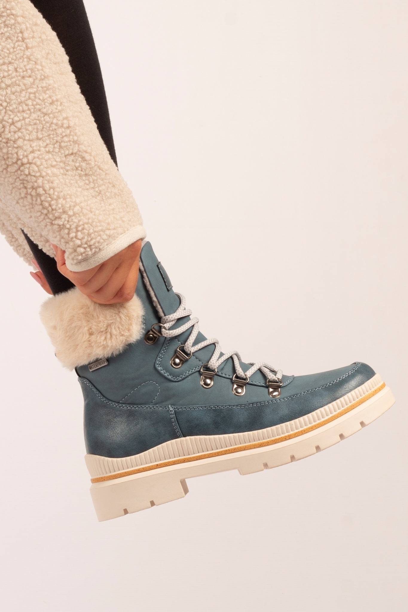 Evelyn Laced Combat Boots