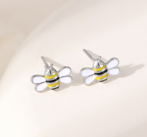 Bumble Bee Stud Earrings