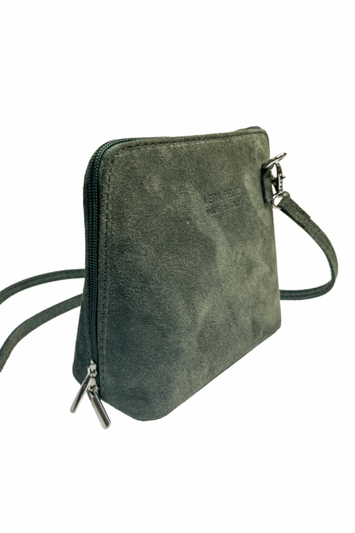 Small Zipped Leather Handbag