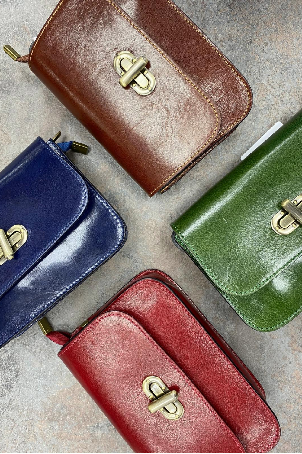 Clathers Bags-8-WOACBG0113 Small Leather Crossbody Satchel Bag