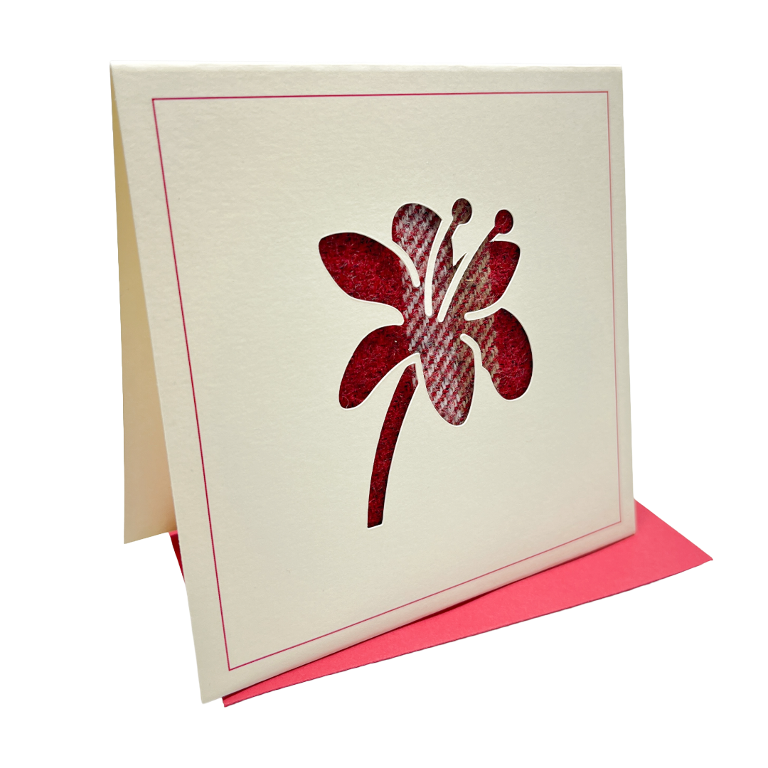 Lambacraft Hibiscus Greetings Card