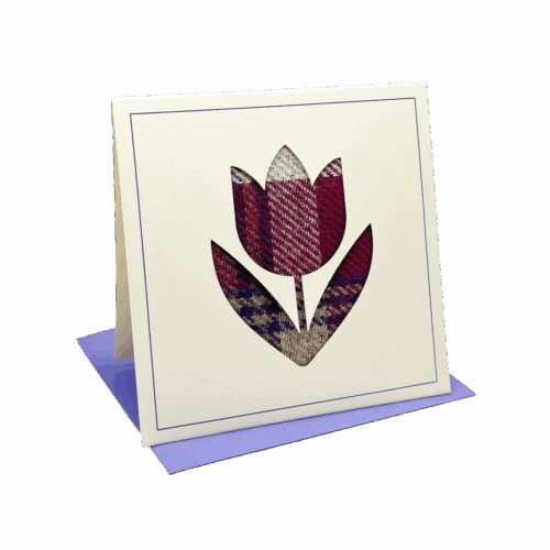 Tulip Country Tweed Greetings Card