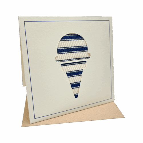 Ice Cream Nautical Card