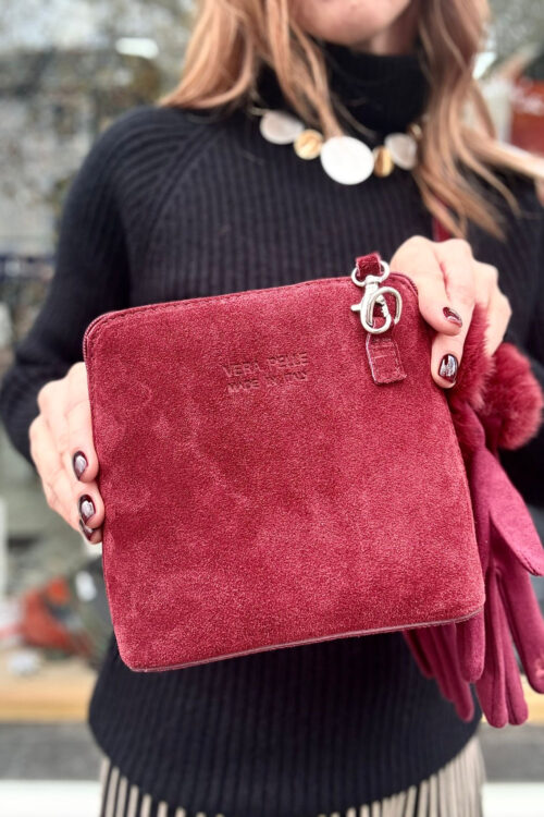 Small Zipped Leather Handbag