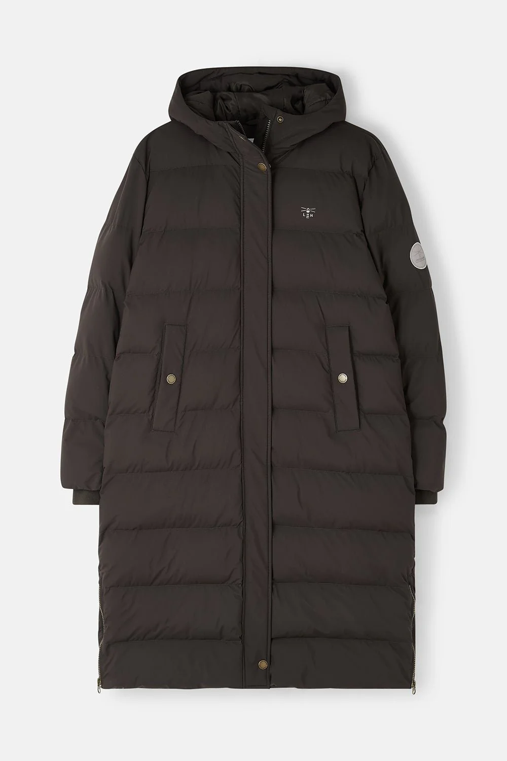 WOCLCO0003 - Cocoa 2 Lighthouse Sava Long Padded Coat