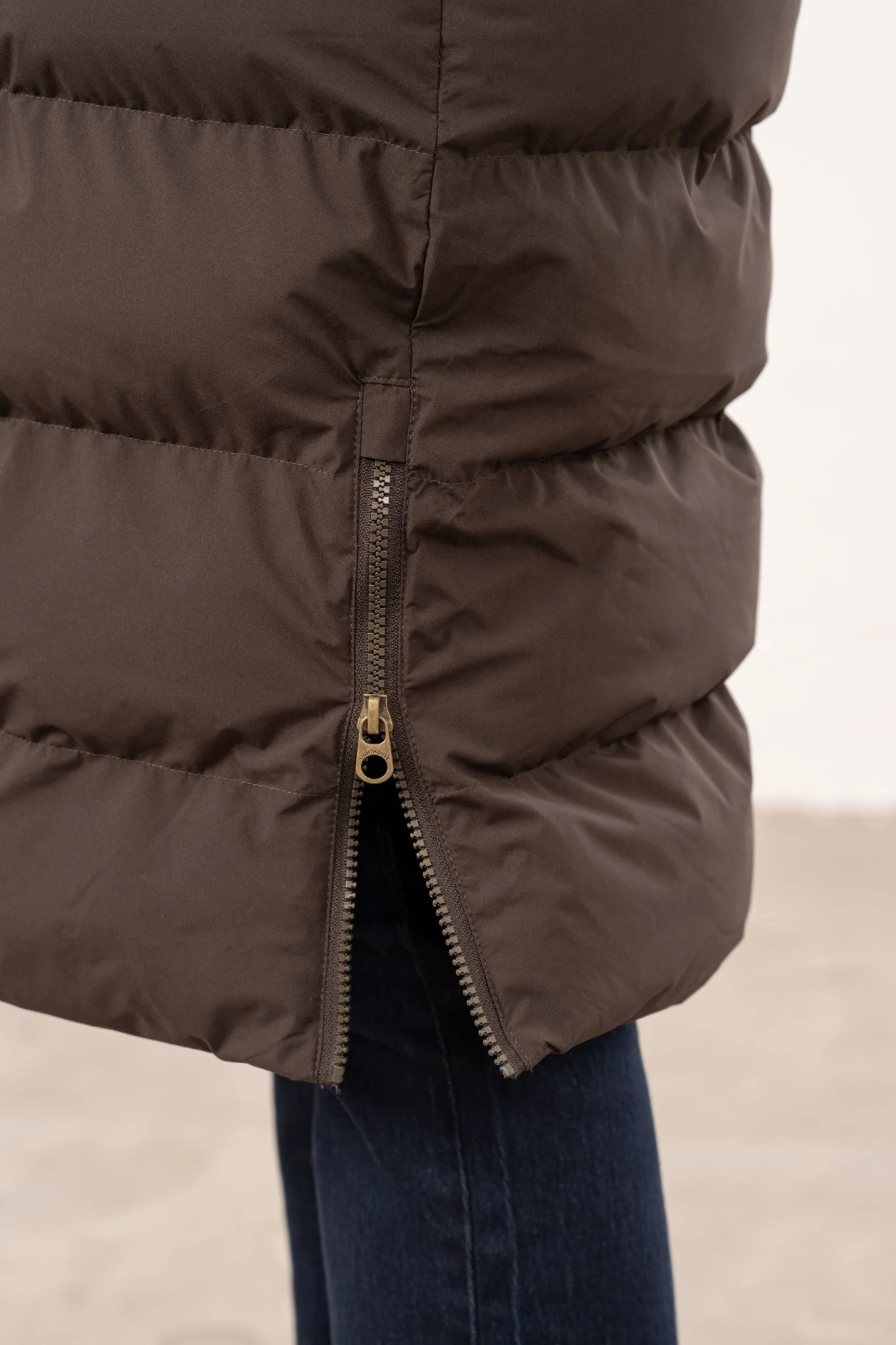 WOCLCO0003 - Cocoa 6 Lighthouse Sava Long Padded Coat