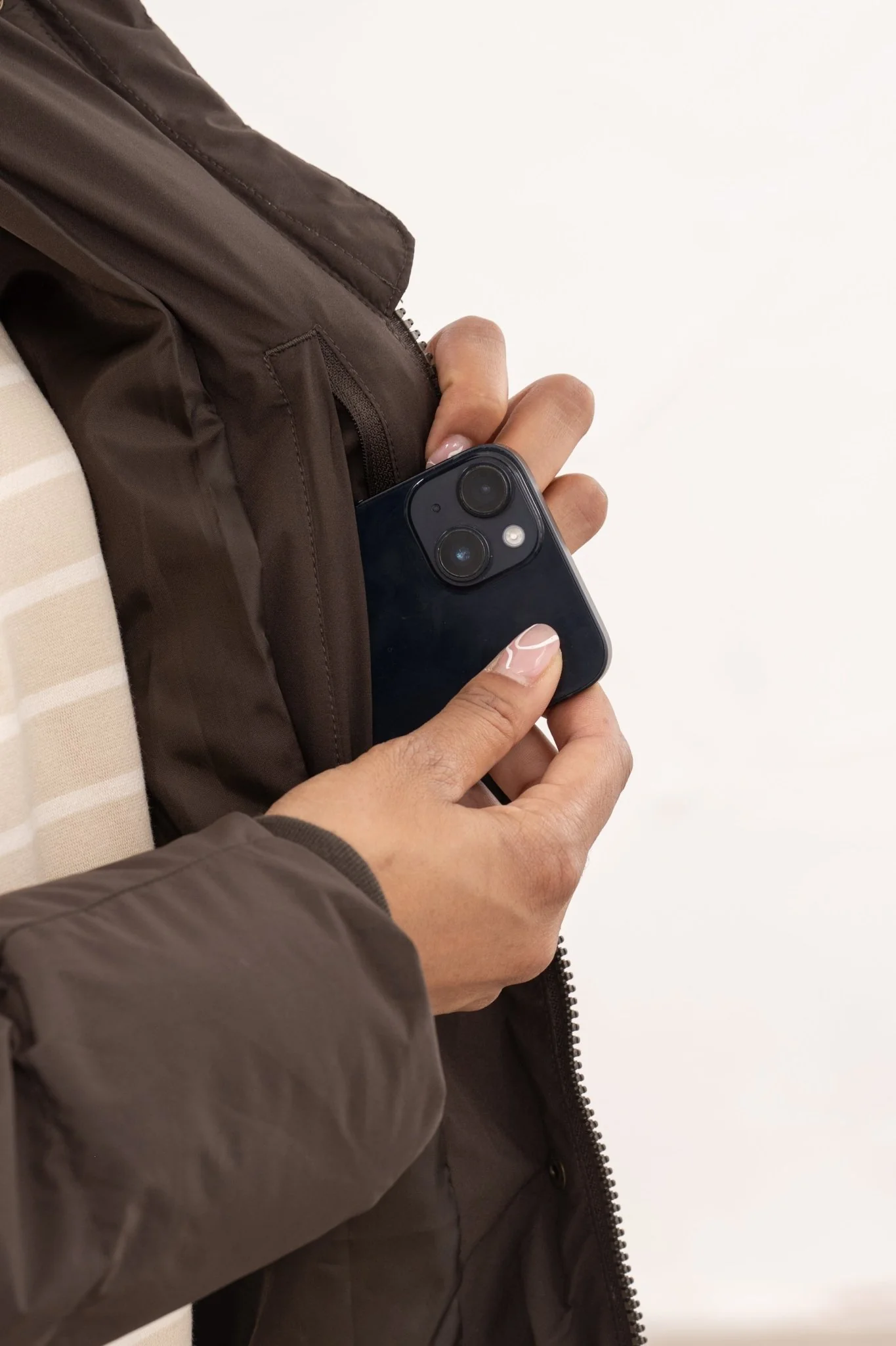 WOCLCO0003 - Cocoa 7 Lighthouse Sava Long Padded Coat