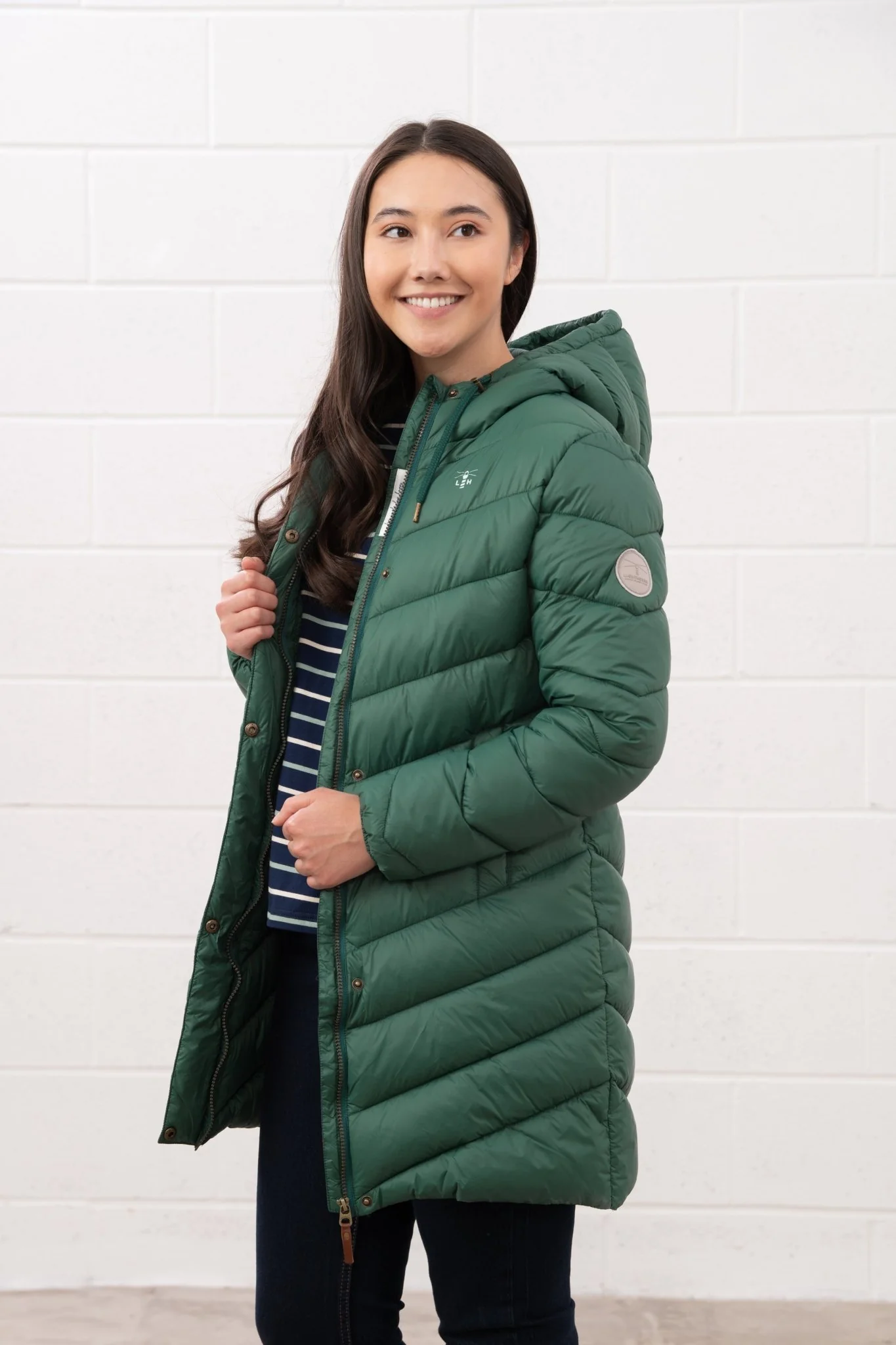 Lighthouse Laurel Mid-Length Padded Coat