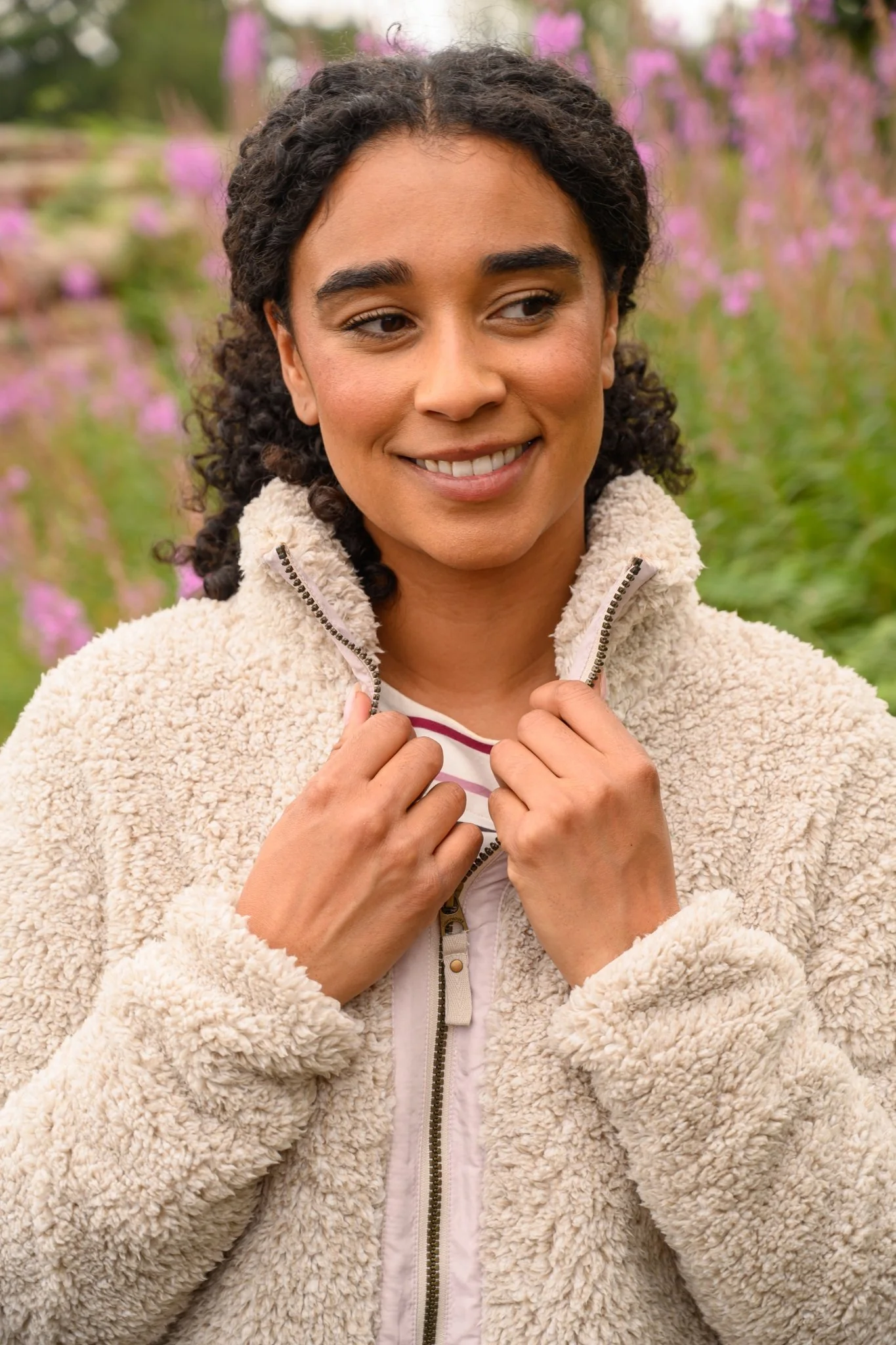 WOCLJU0093 - Cream 4 Lighthouse Cobh Full Zip Fleece