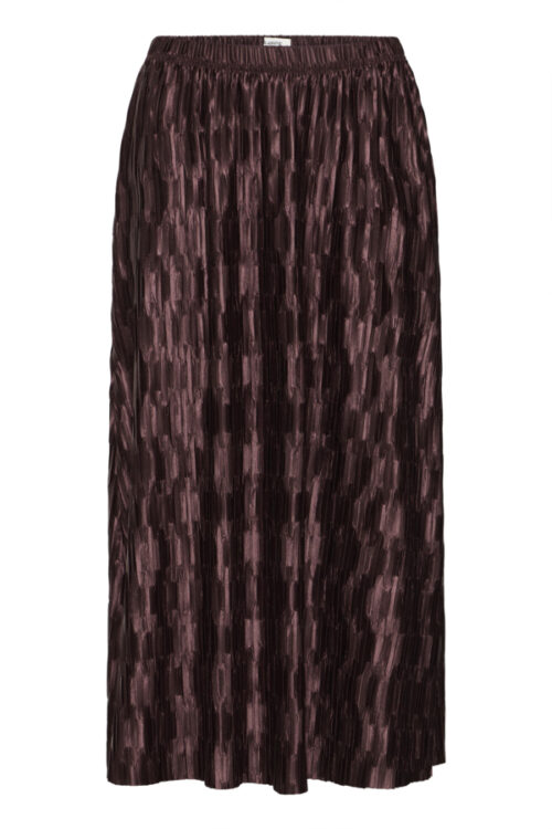 B.Young Shirred Effect Midi Skirt