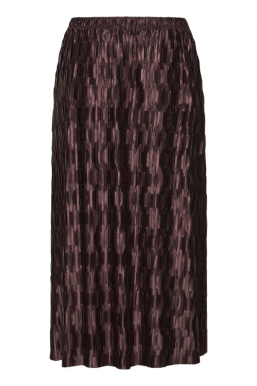 B.Young Shirred Effect Midi Skirt