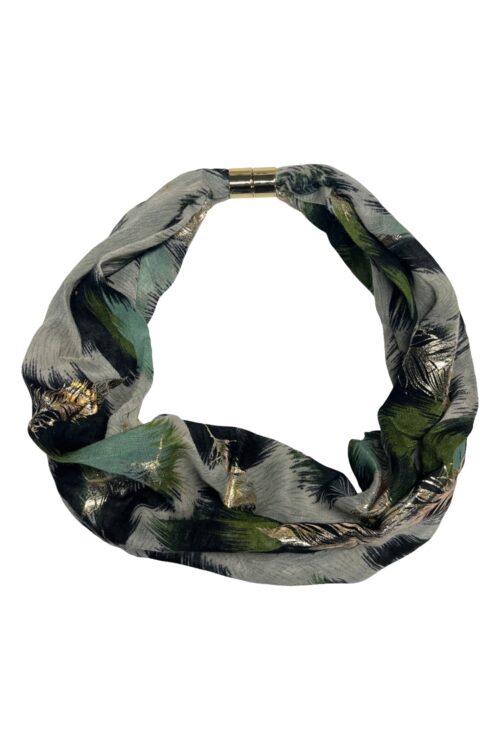 Shimmer Feather Magnetic Scarf