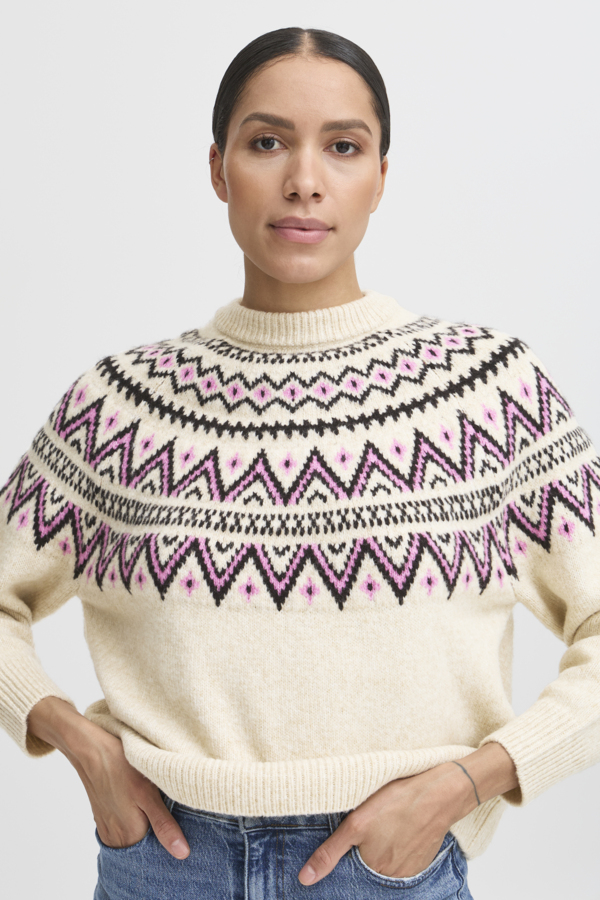 Fairisle Round-neck Jumper