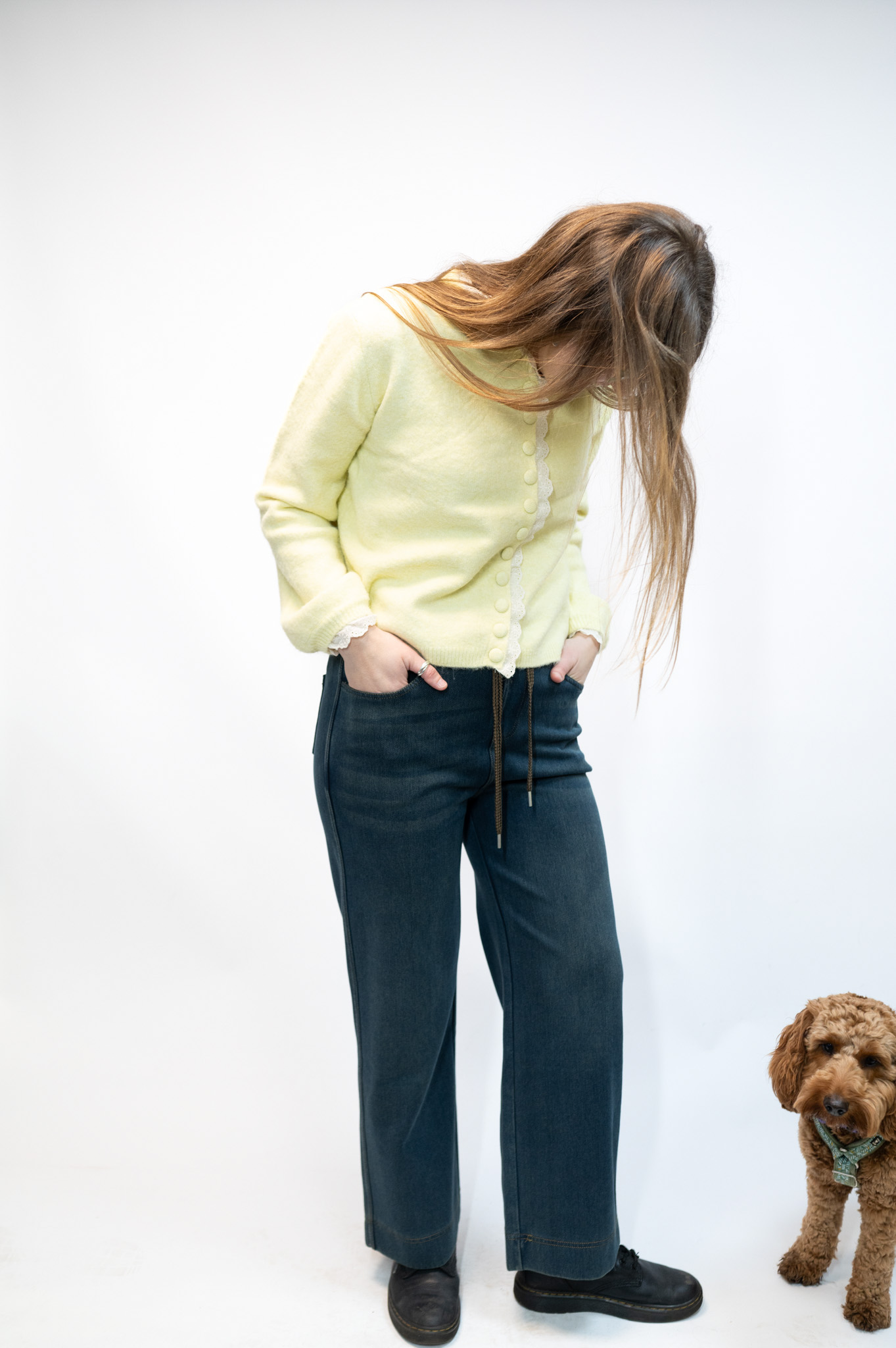 WOCLTR0031 - 1 Wide Leg Stretchy Jeans