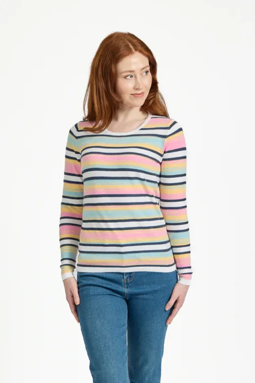 Colourful Striped Lightweight Jumper